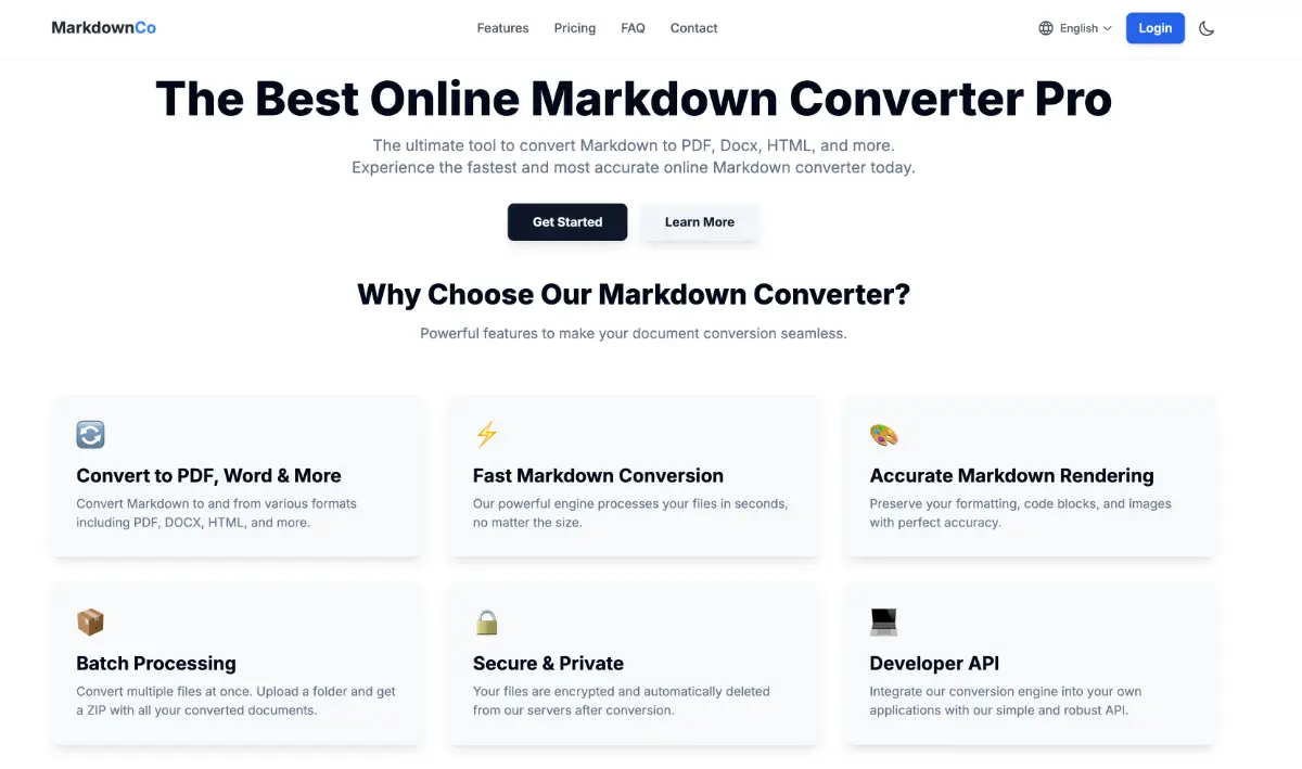 Markdown Converter Pro screenshot 1