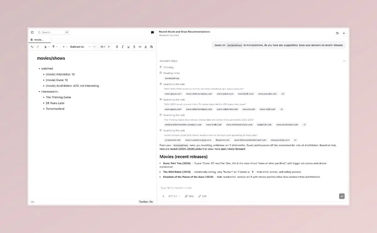 Mindwork screenshot 4