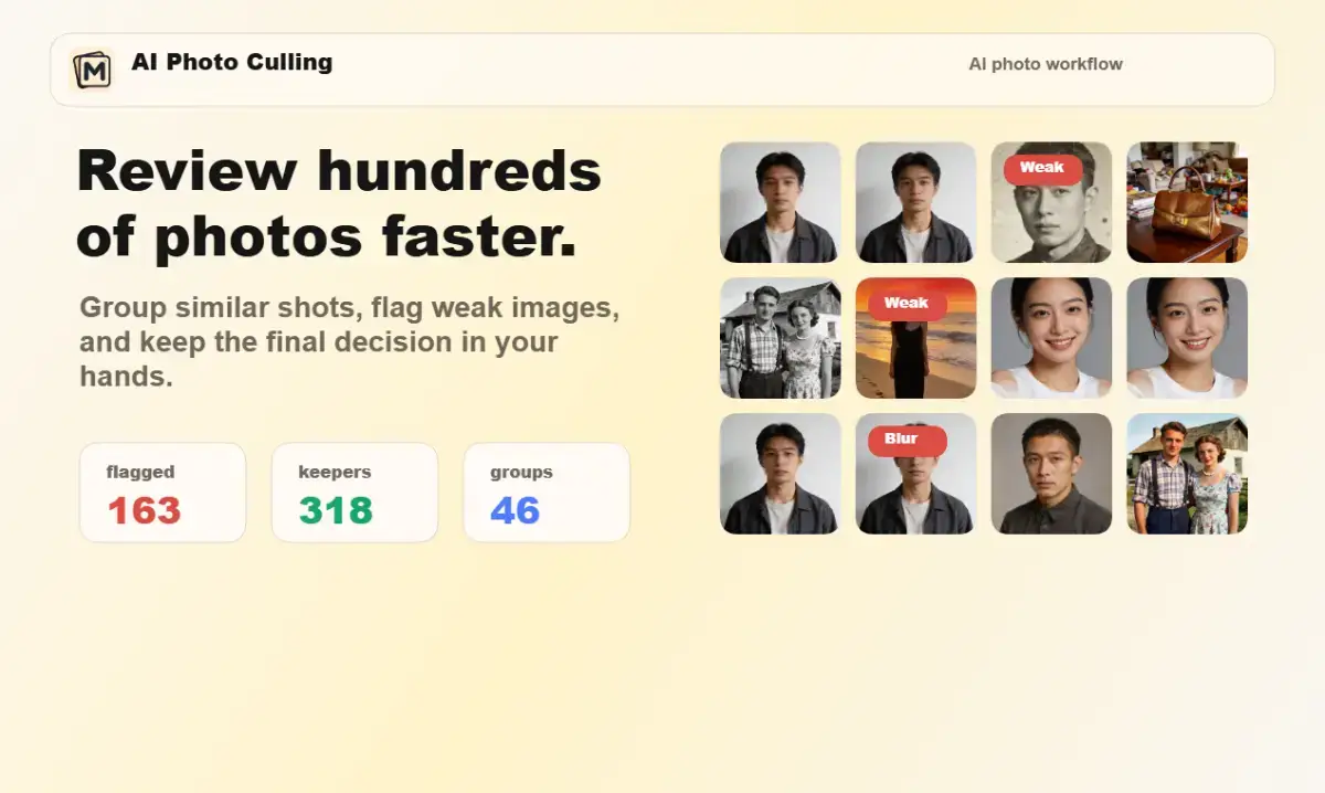 MomentSift screenshot 2