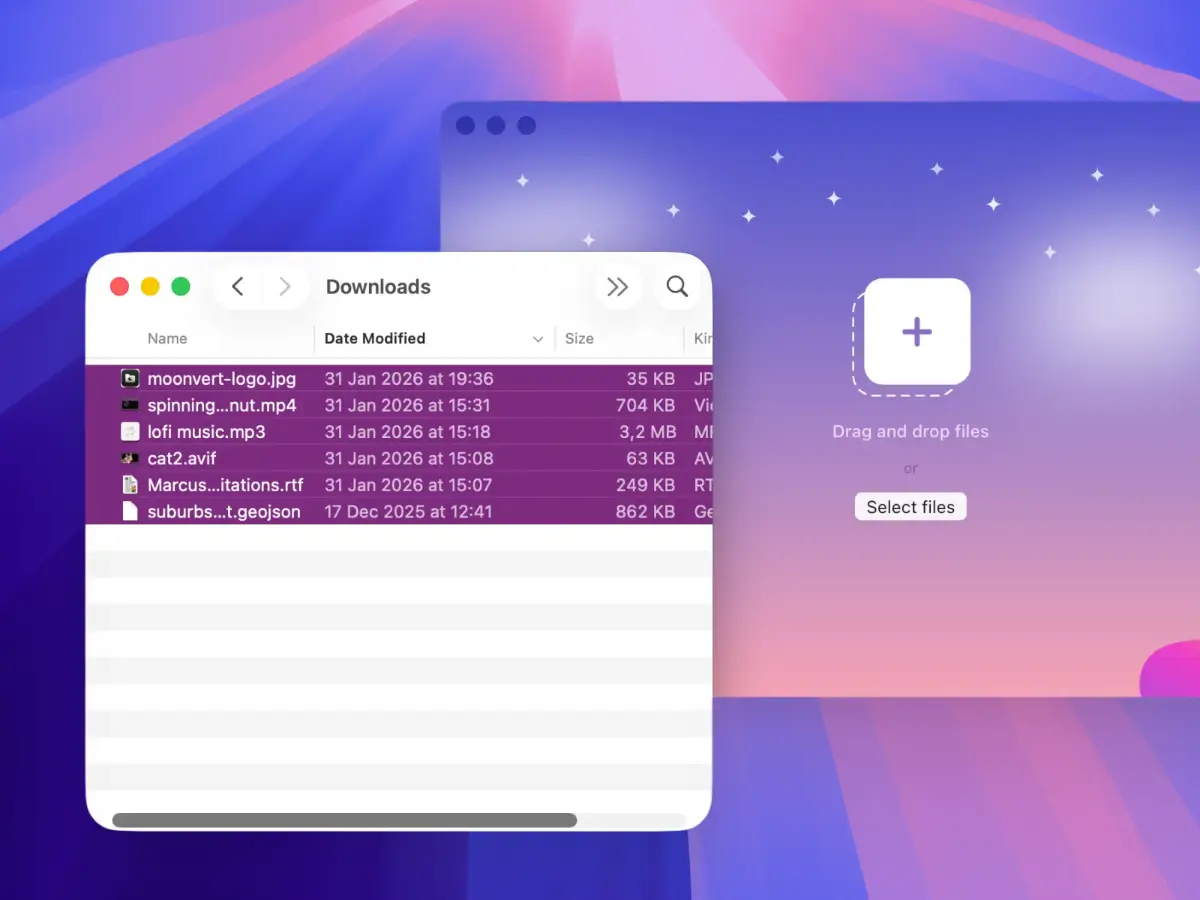 Moonvert screenshot 2