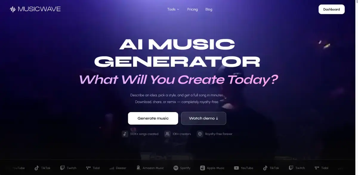 MusicWave.ai product image