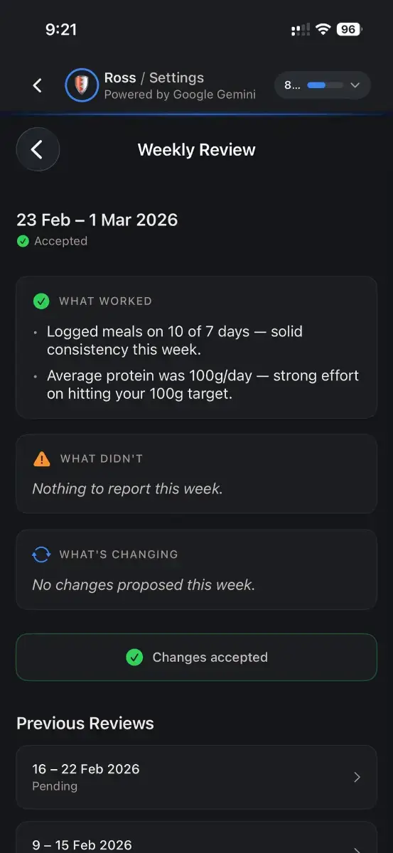 NutriTracker screenshot 3
