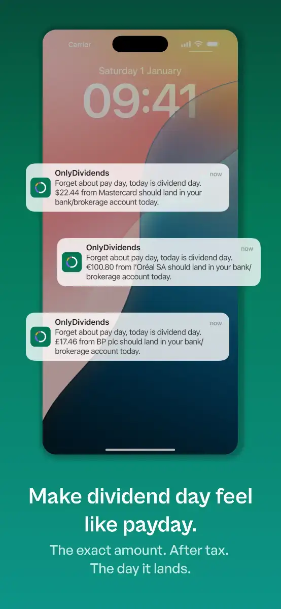 OnlyDividends screenshot 1