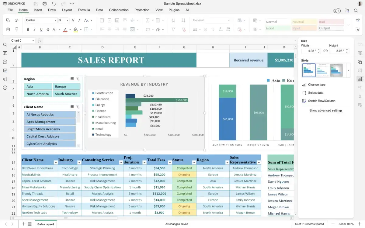ONLYOFFICE Docs screenshot 3
