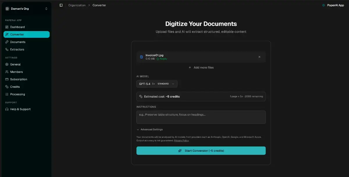 PaperAI APP screenshot 1