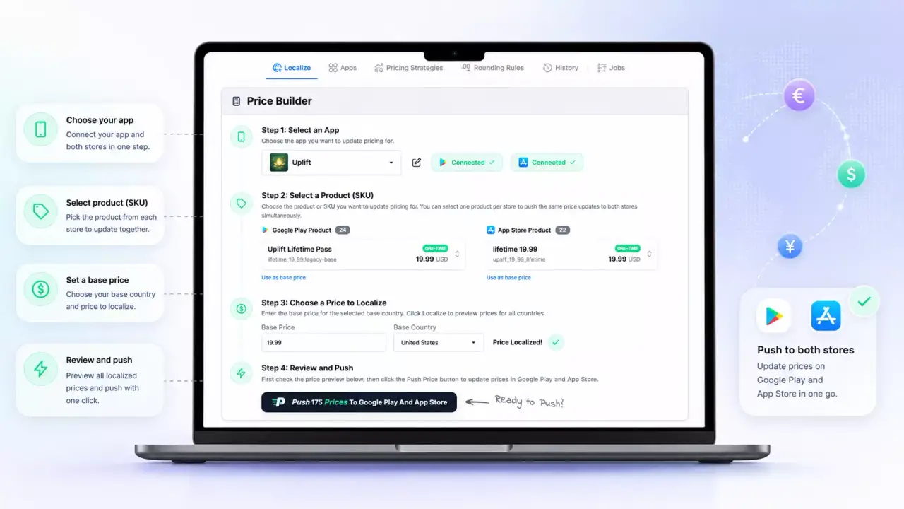 PricePush screenshot 2