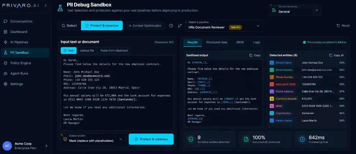 Privaro screenshot 3