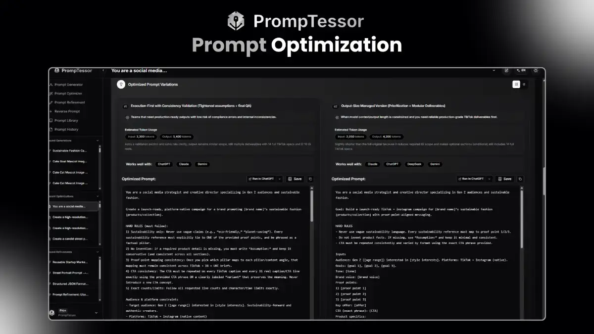 PrompTessor screenshot 3