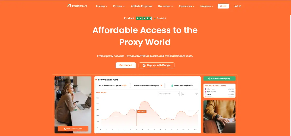 Rapidproxy screenshot 1