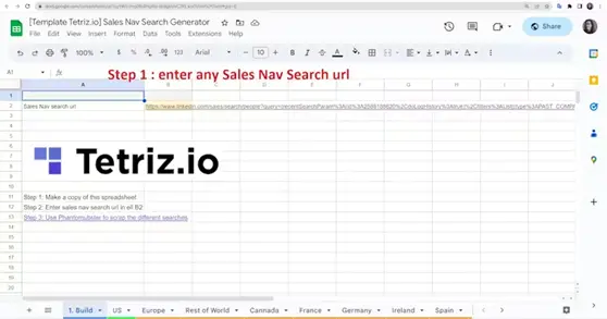Sales Navigator Search Template screenshot 2