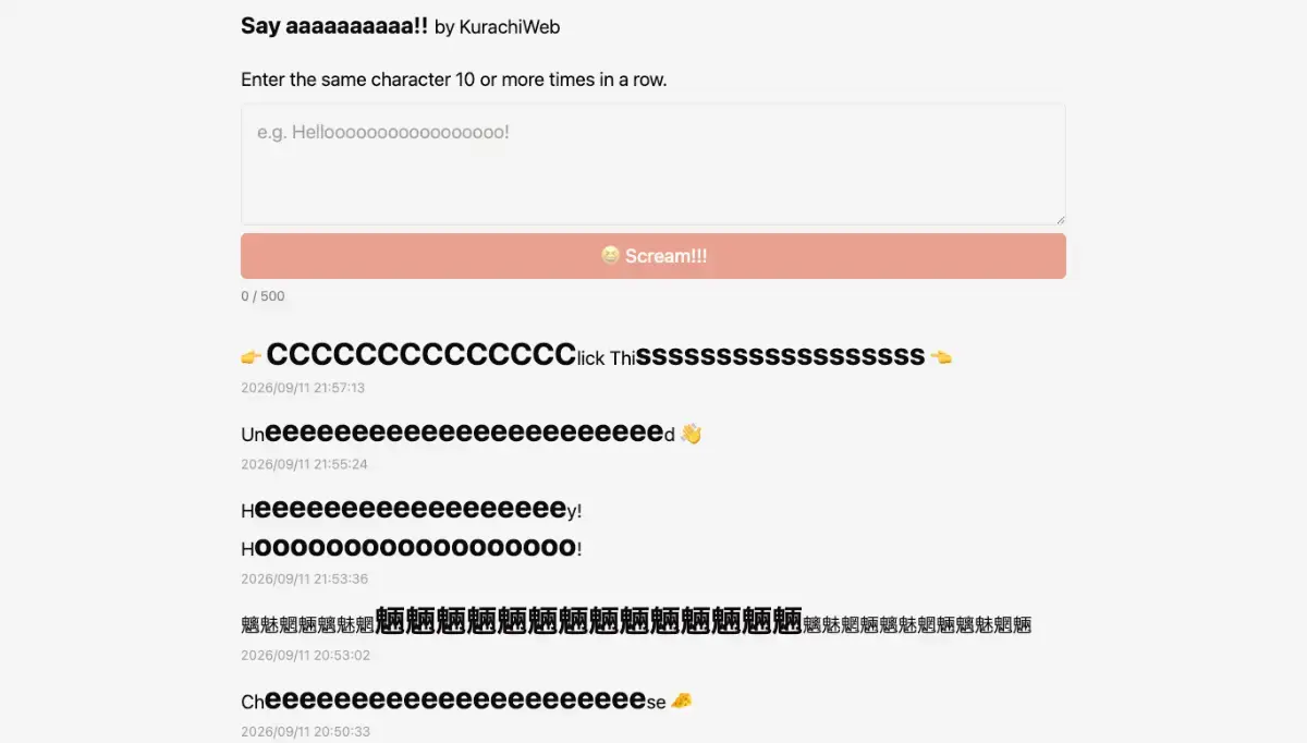 Say aaaaaaaaaa screenshot 2