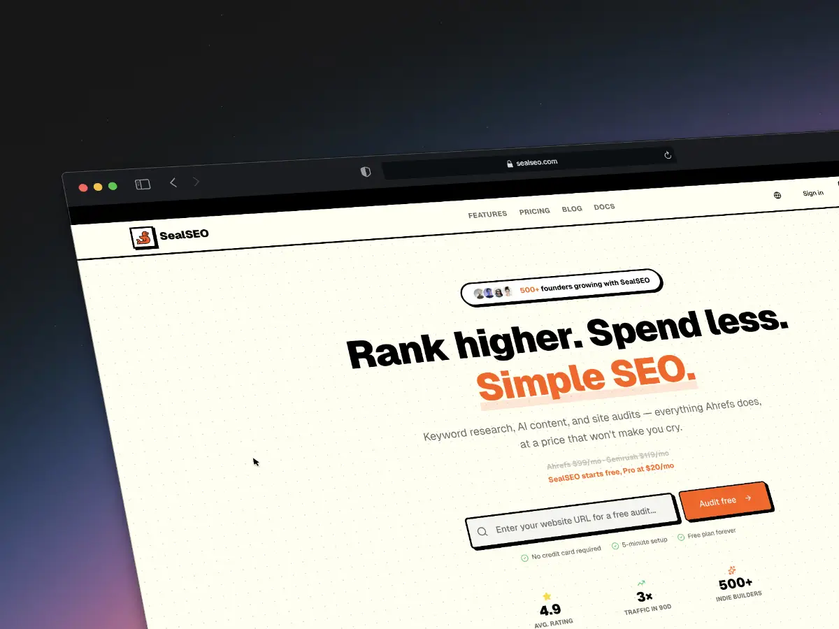 SealSEO screenshot 1