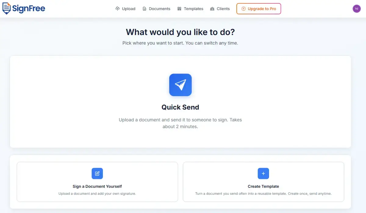 SignFree screenshot 2