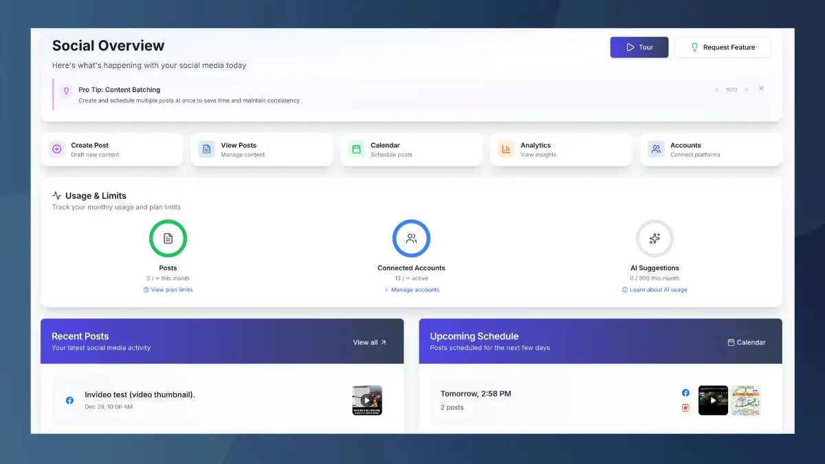 SocialCal screenshot 2