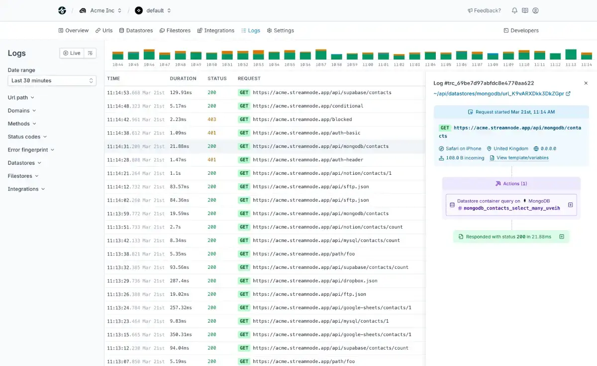 Streamnode screenshot 3