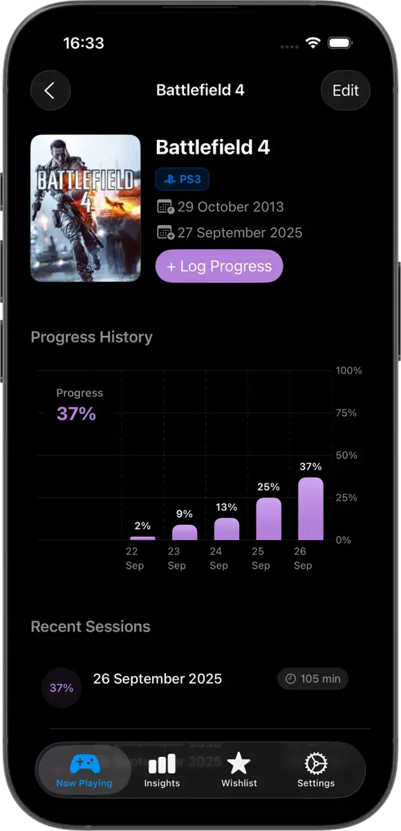 Video Game Tracker - VGT screenshot 2