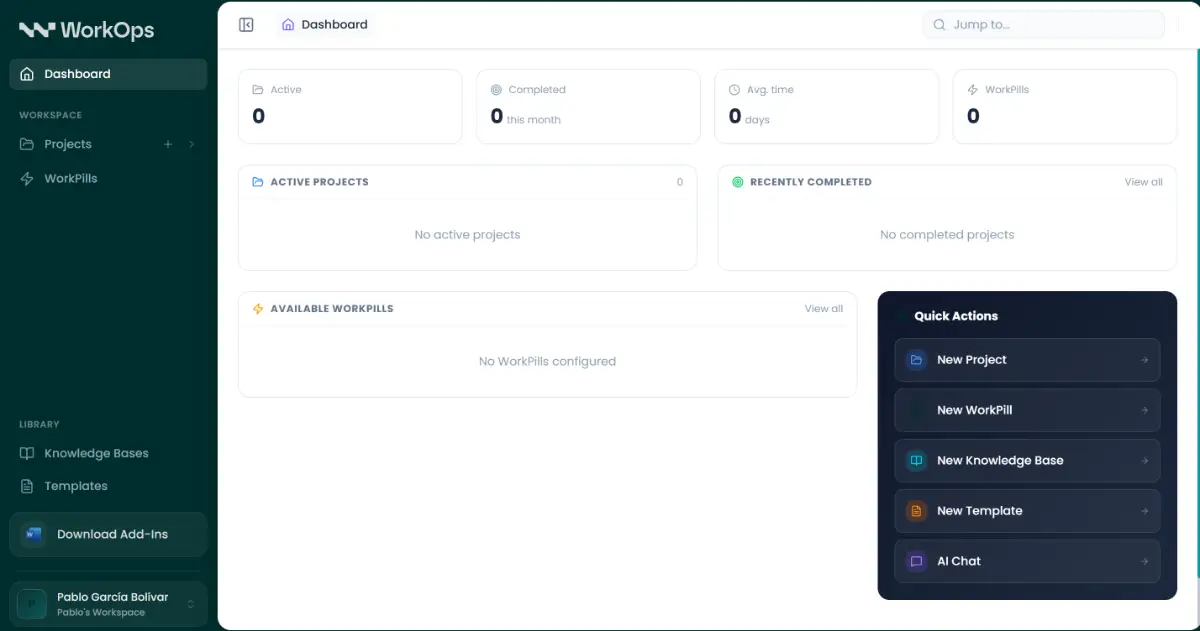 WorkOps screenshot 2
