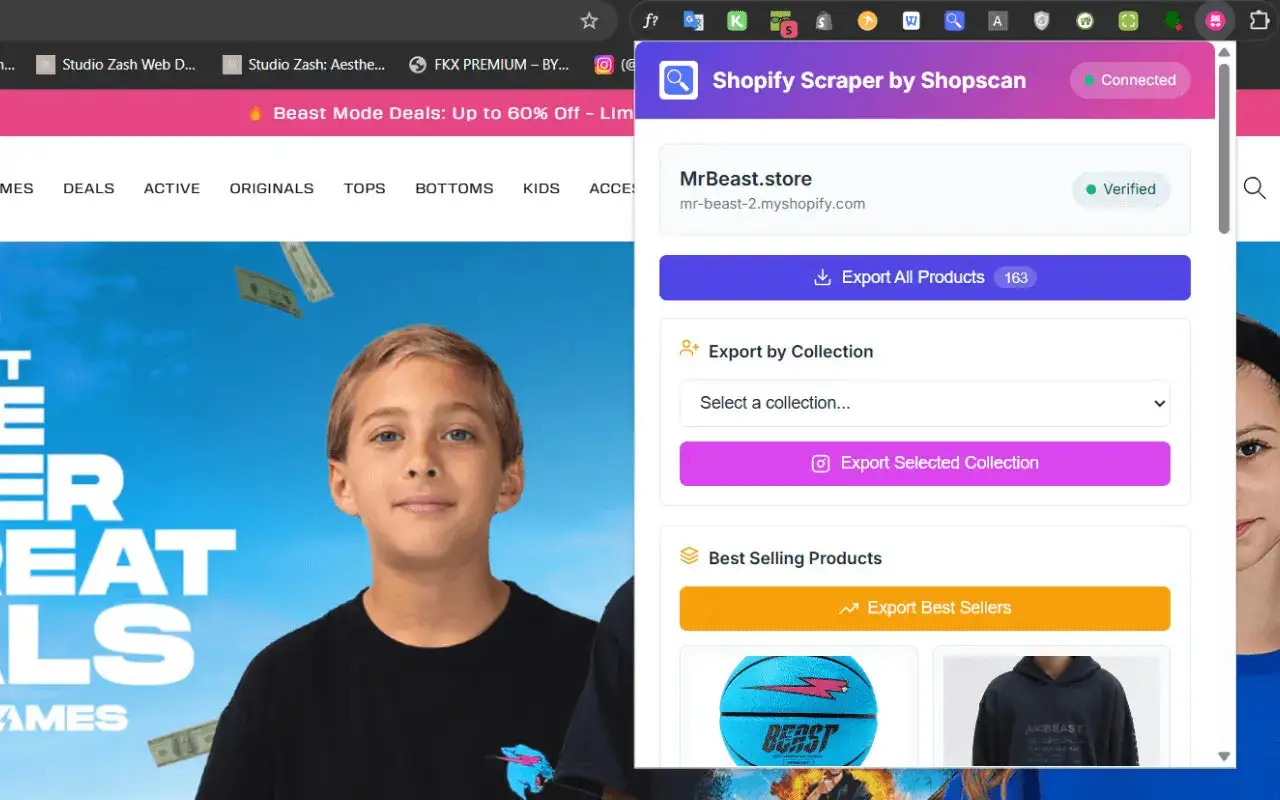 ShopScraper screenshot 2